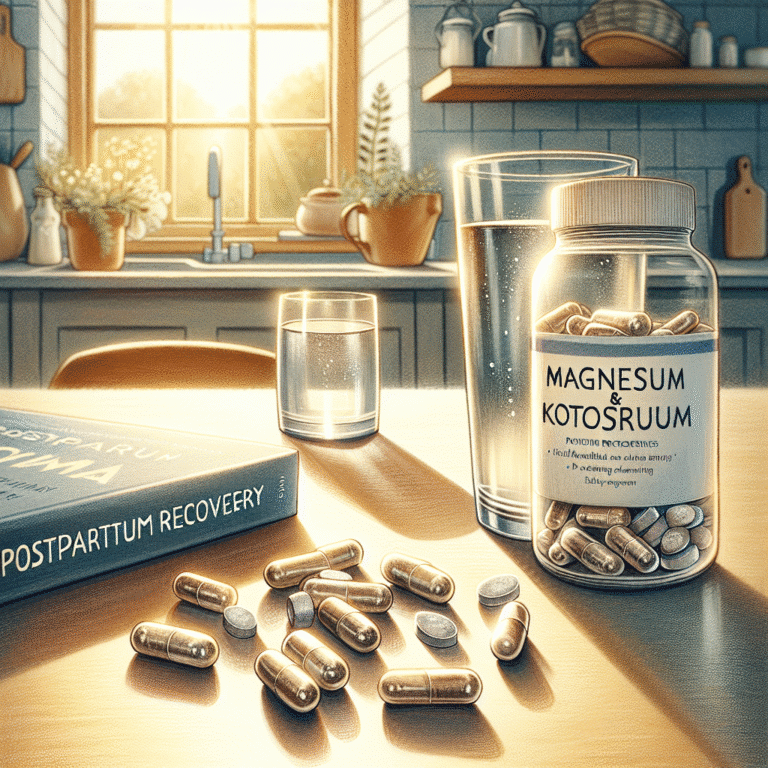 importance of magnesium and potassium supplements for postpartum recovery