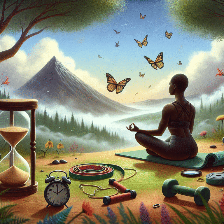 mindfulness practice to handle frustration and impatience with fitness progress