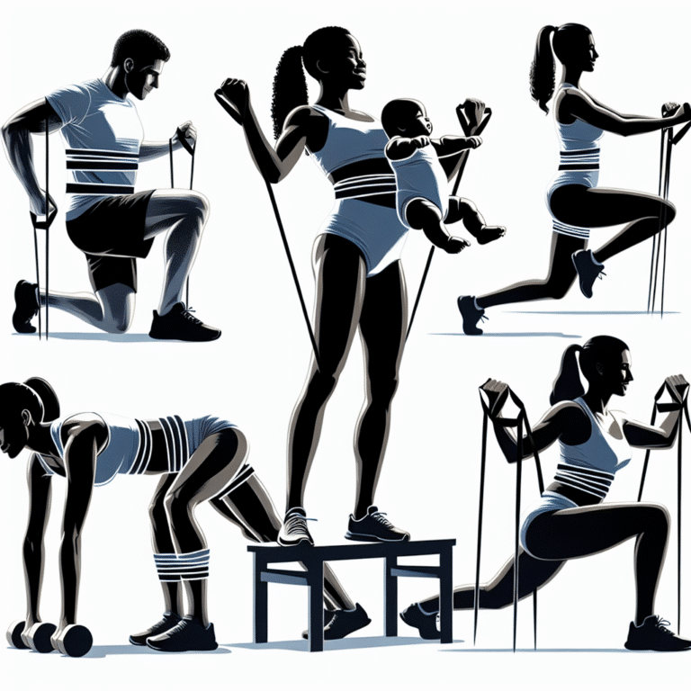 best resistance band exercises to strengthen upper back for baby lifting