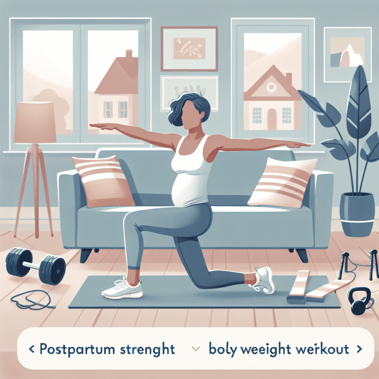 full body bodyweight strength workout safe for 3 months postpartum