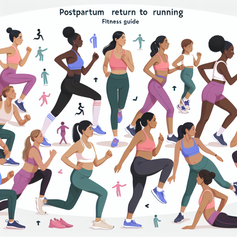 postpartum return to running guide safe timeline and core strength test.