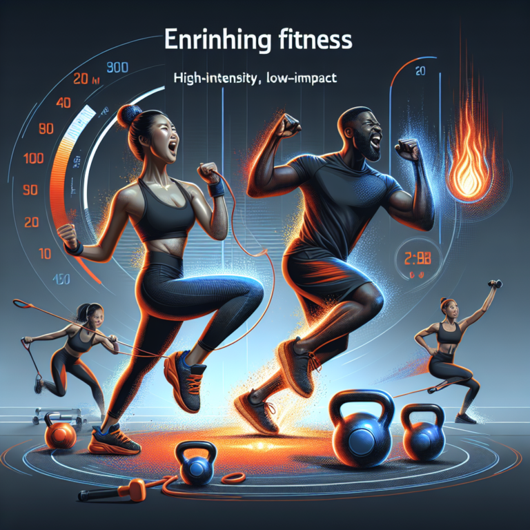 High Intensity Low Impact Workout for Maximum Calorie Burn in Just 20 Minutes