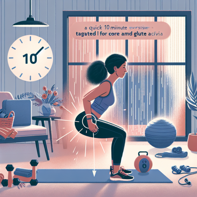 10 Minute Postpartum Core and Glute Activation Routine to Energize Before Shower