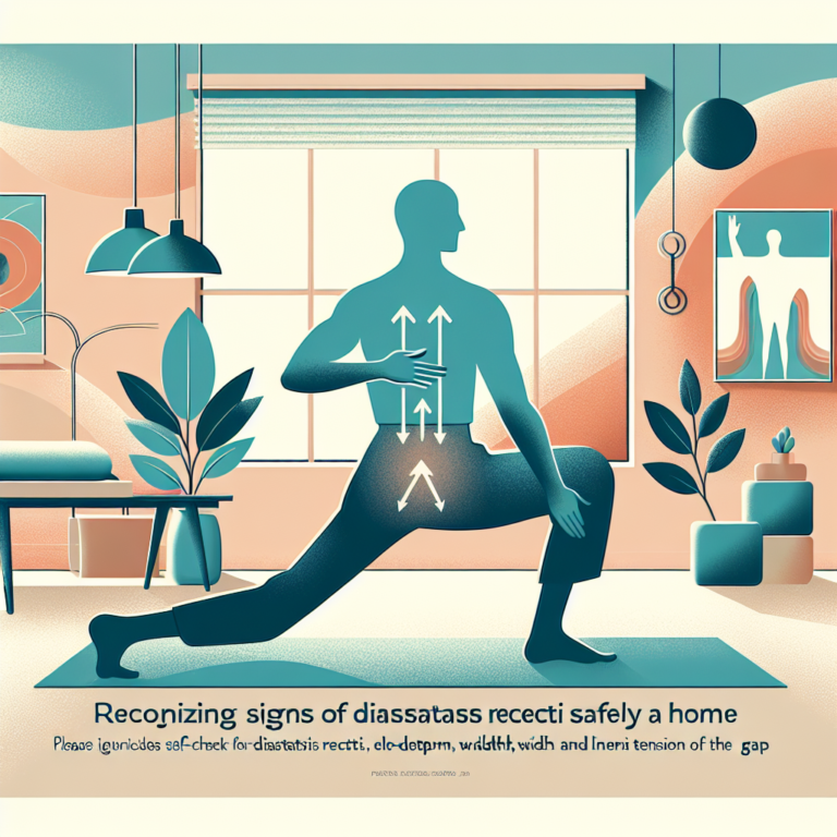 recognizing signs of diastasis recti safely at home