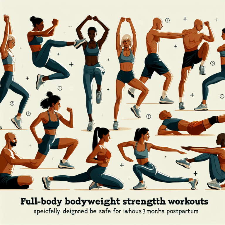 full body bodyweight strength workouts safe for 3 months postpartum
