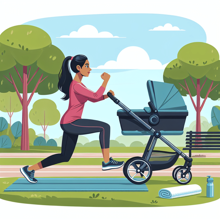 stroller workout routines with baby for cardio and leg strength